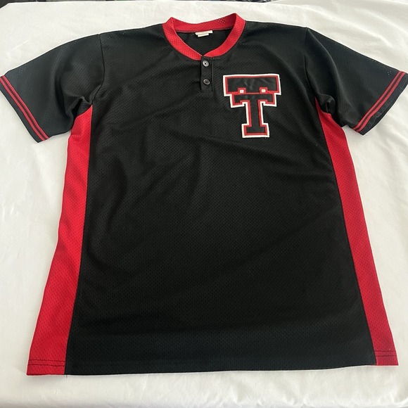 Russell Athletic Other - Vintage Texas Tech Red Raiders Mesh Baseball Jersey Men's Large